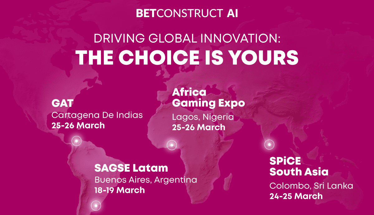 BetConstruct AI Showcases “The Choice” Concept at Global Gaming Events March 2026