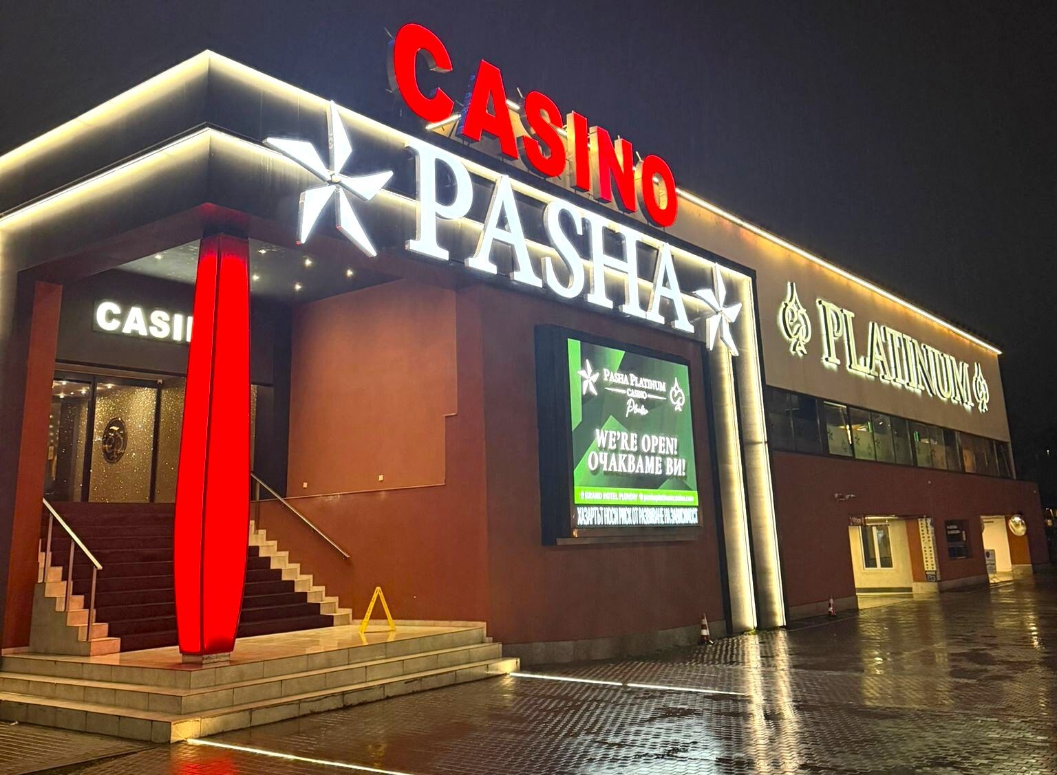 Pasha Platinum Casino opens in Plovdiv Casino featuring APEX slot machines