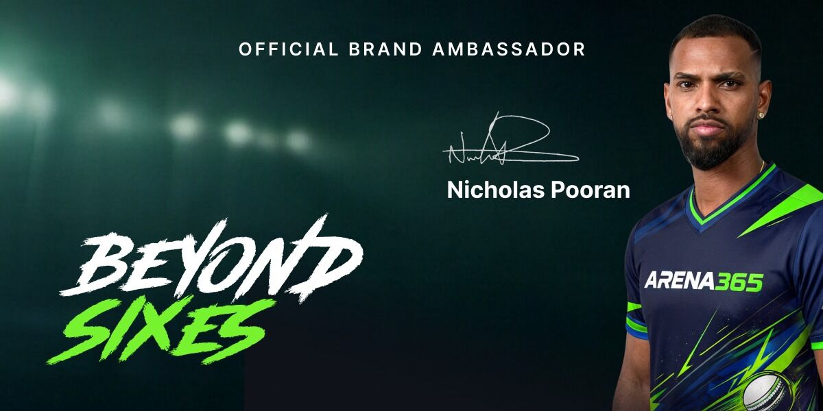Arena365 signs Nicholas Pooran as Official Brand Ambassador