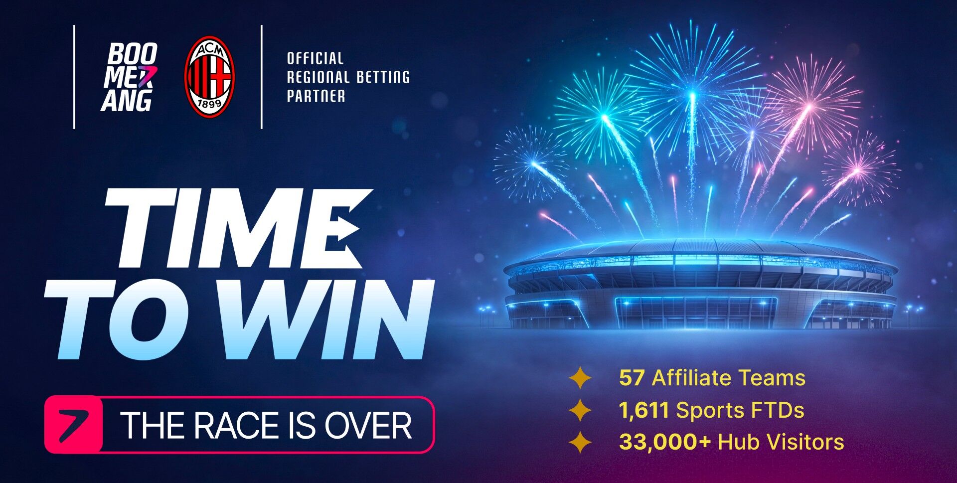 Boomerang Partners’ TIME TO WIN closes with 57 teams having competed for exclusive rewards