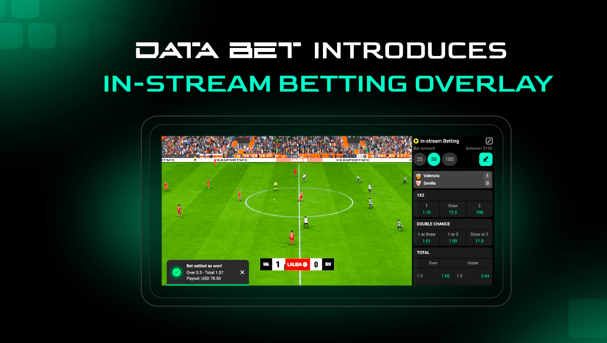 DATA.BET introduces In-Stream Betting