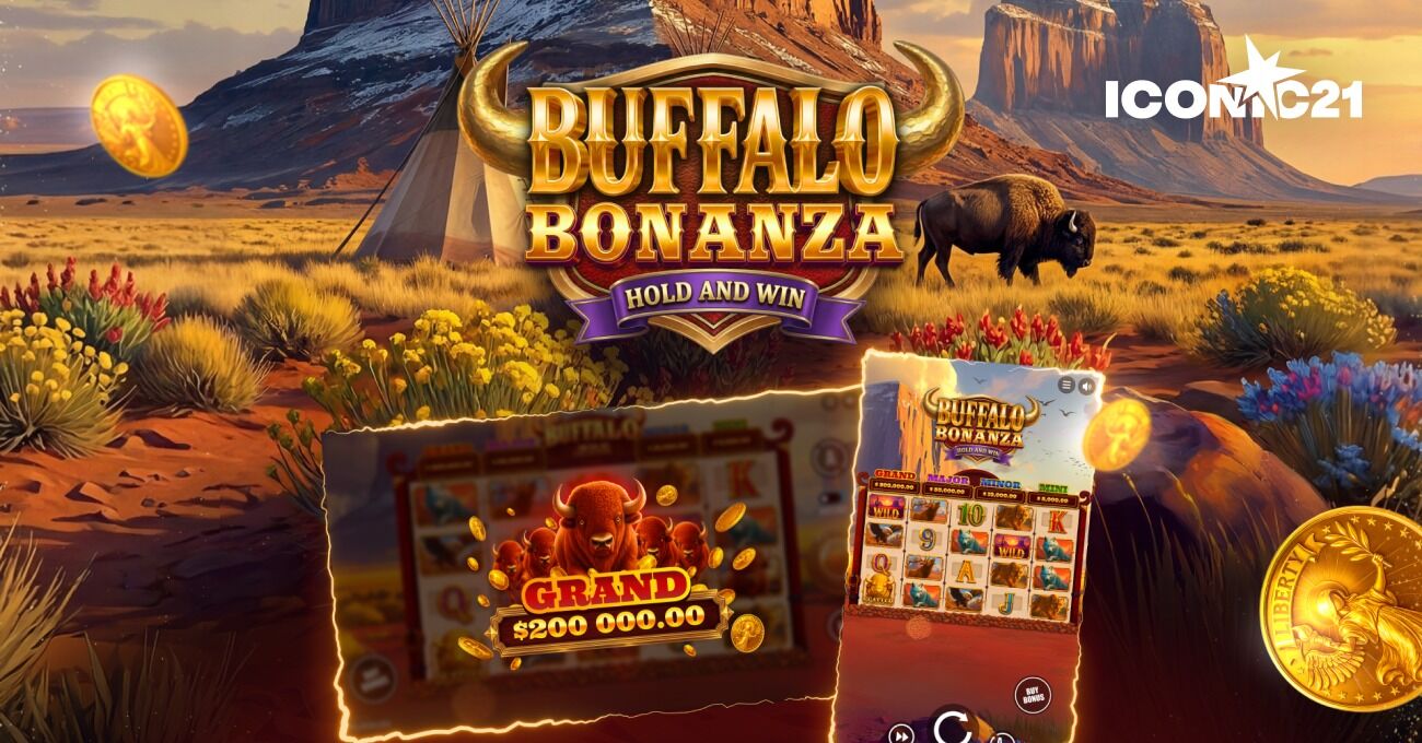 ICONIC21 unveils Buffalo Bonanza Hold & Win slot