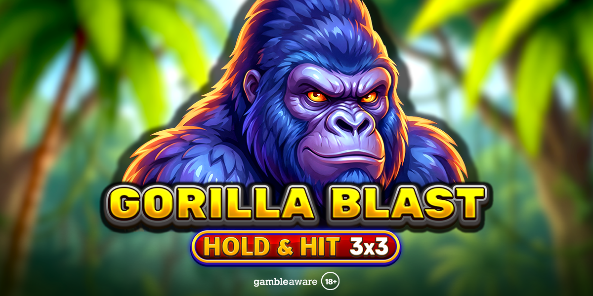 Spinomenal Launches Gorilla Blast Hold & Hit 3x3 – Jungle-Themed Slot with Explosive Features