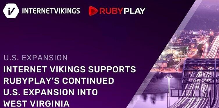 Internet Vikings supports RubyPlay’s continued US expansion into West Virginia