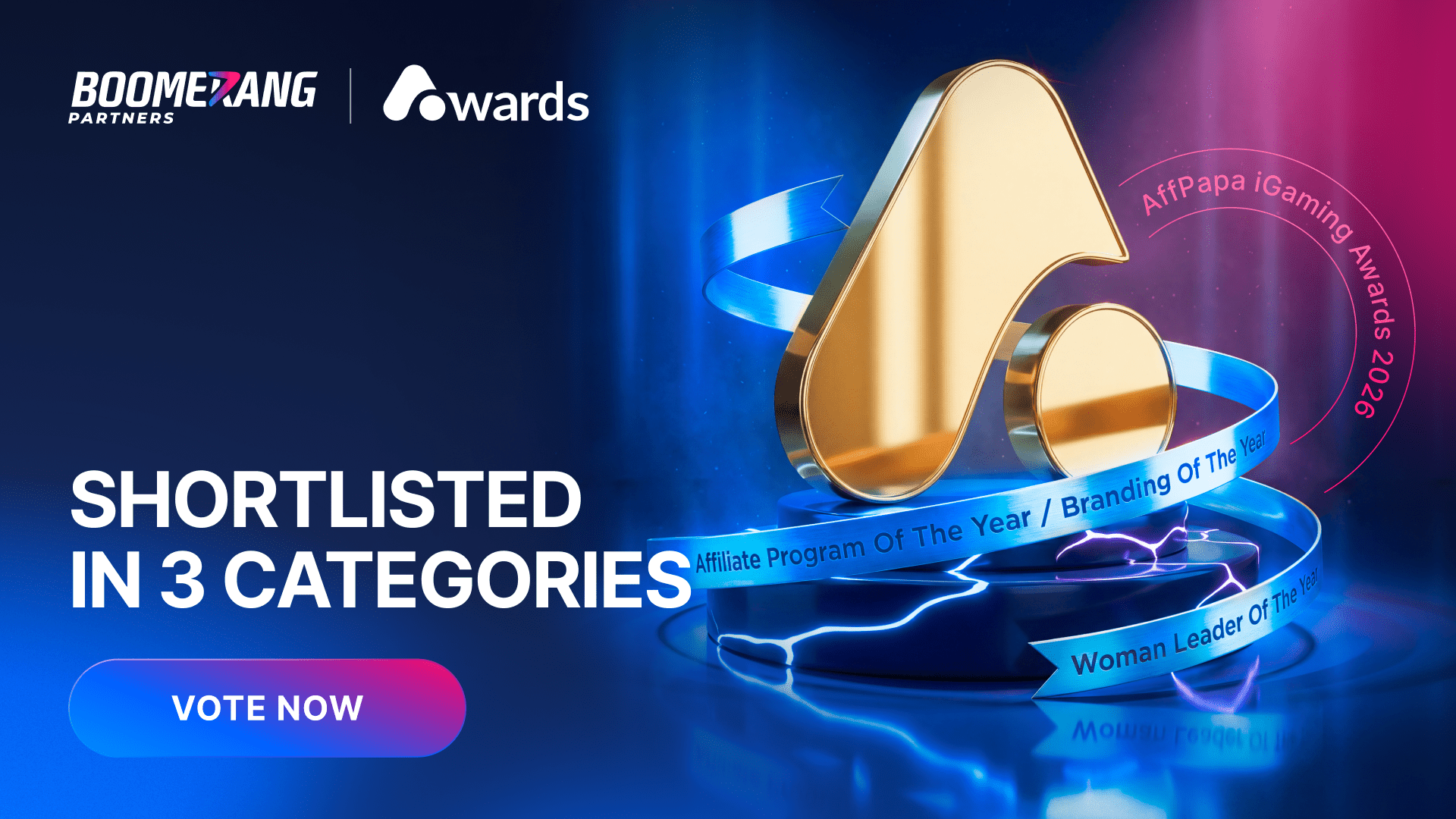 AffPapa iGaming Awards 2026, Boomerang Partners, Golden Boomerang Awards 2026