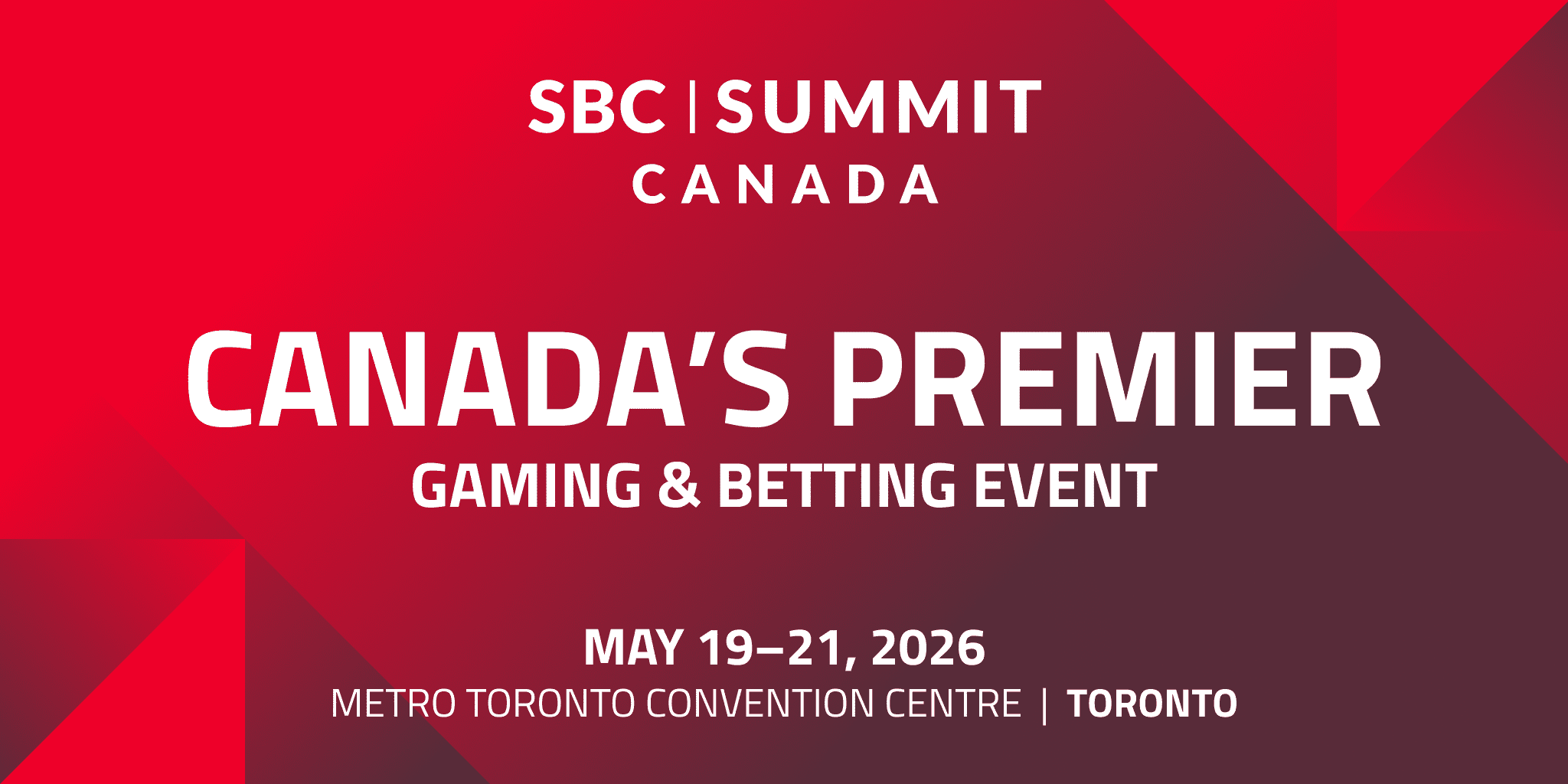 iGaming Canada, SBC Summit Canada 2026